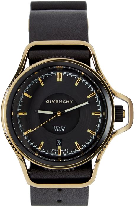 givenchy seventeen watch black and gold|Givenchy Seventeen .